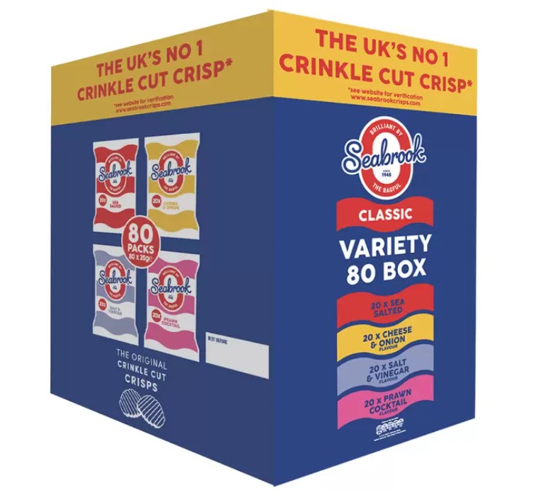 Seabrook Variety Box, 80 x 25g
